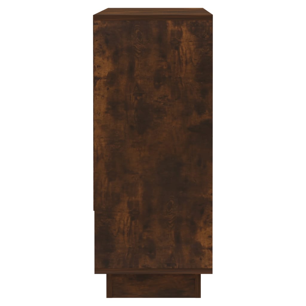 Dressoir 97x31x75 cm bewerkt hout gerookt eikenkleurig is nu te koop bij PeponiXL, paradijselijk wonen!