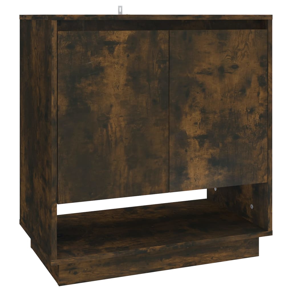 Dressoir 70x41x75 cm bewerkt hout gerookt eikenkleurig is nu te koop bij PeponiXL, paradijselijk wonen!