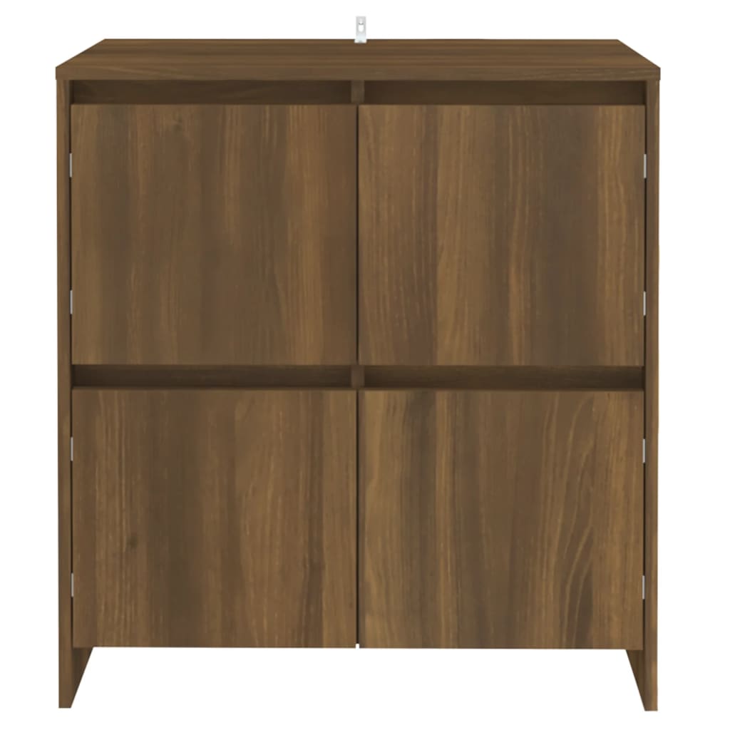 Dressoir 70x41x75 cm bewerkt hout bruin eikenkleur is nu te koop bij PeponiXL, paradijselijk wonen!