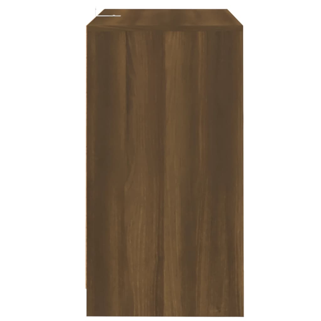 Dressoir 70x41x75 cm bewerkt hout bruin eikenkleur is nu te koop bij PeponiXL, paradijselijk wonen!