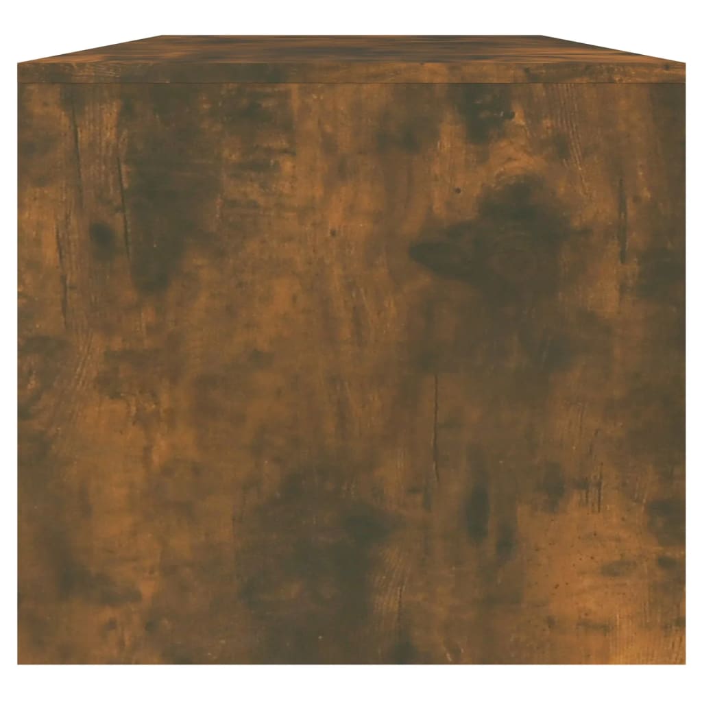 Salontafel 102x50x45 cm bewerkt hout gerookt eikenkleurig is nu te koop bij PeponiXL, paradijselijk wonen!
