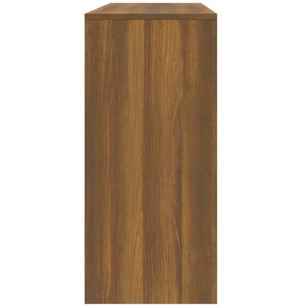 Wandtafel 100x35x76,5 spaanplaat bruin eikenkleur is nu te koop bij PeponiXL, paradijselijk wonen!