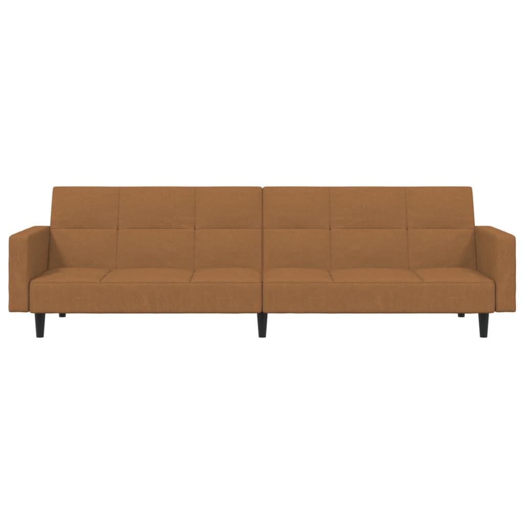 Slaapbank 2-zits microvezelstof taupe is nu te koop bij PeponiXL, paradijselijk wonen!