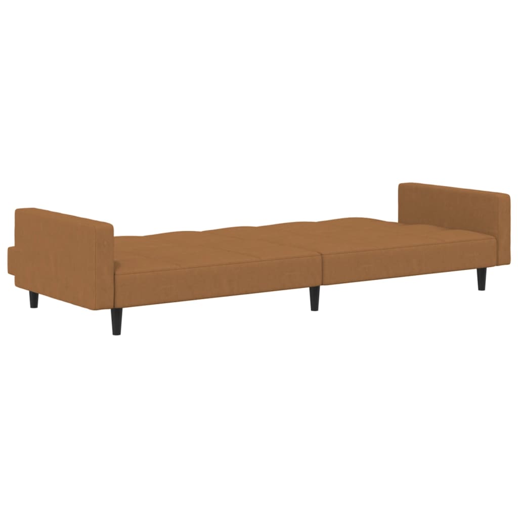 Slaapbank 2-zits microvezelstof taupe is nu te koop bij PeponiXL, paradijselijk wonen!