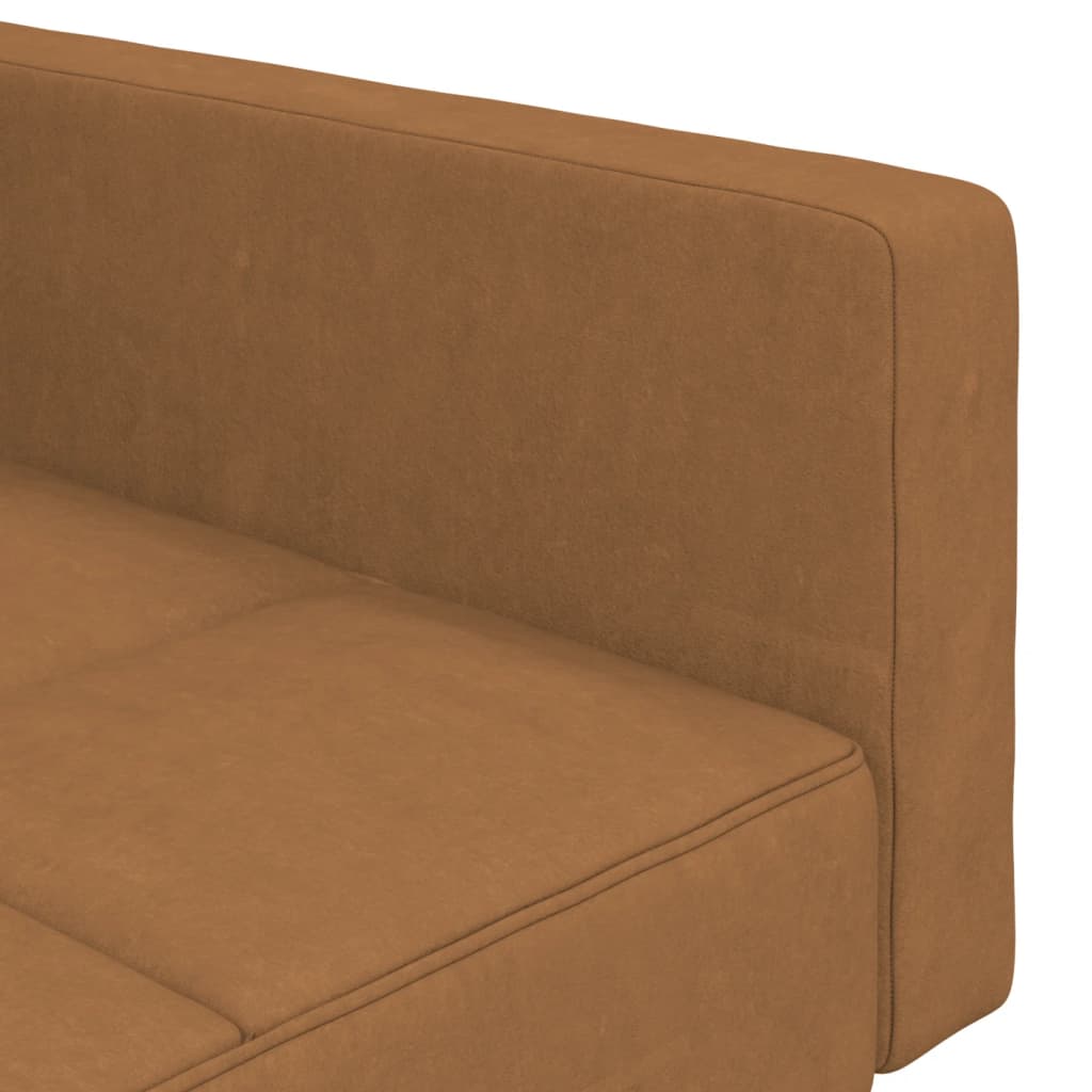 Slaapbank 2-zits microvezelstof taupe is nu te koop bij PeponiXL, paradijselijk wonen!