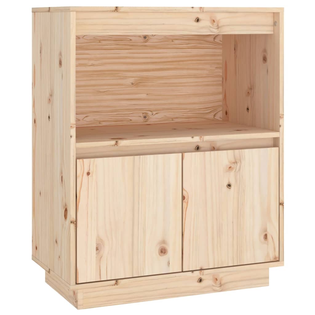Dressoir 60x34x75 cm massief grenenhout is nu te koop bij PeponiXL, paradijselijk wonen!