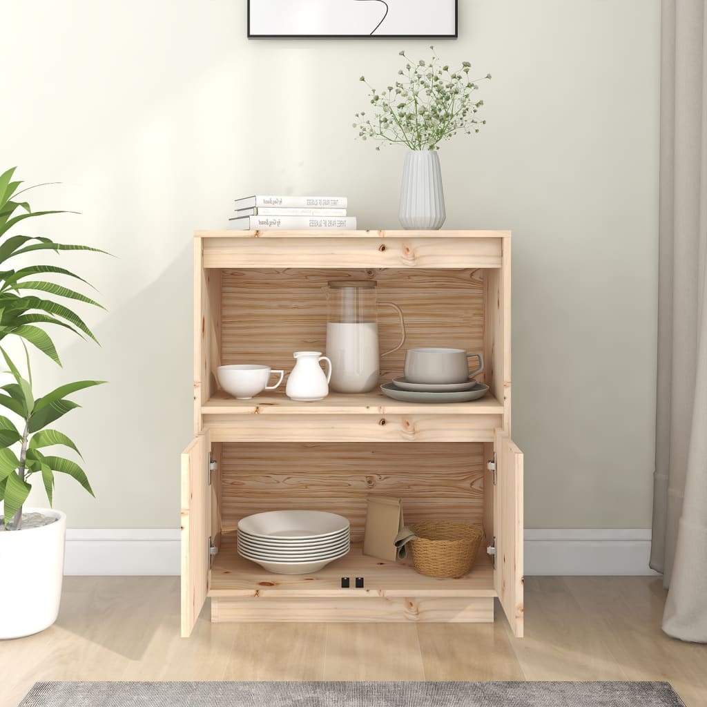 Dressoir 60x34x75 cm massief grenenhout is nu te koop bij PeponiXL, paradijselijk wonen!