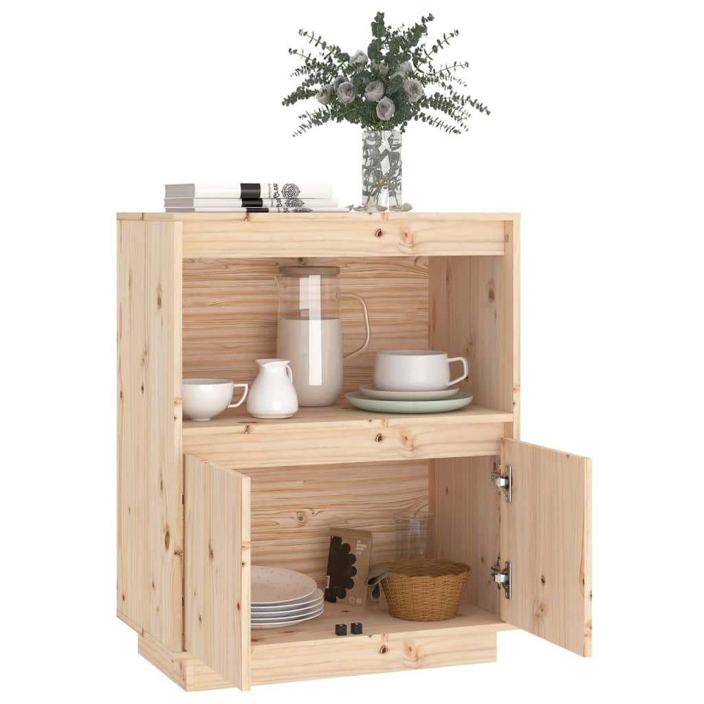 Dressoir 60x34x75 cm massief grenenhout is nu te koop bij PeponiXL, paradijselijk wonen!