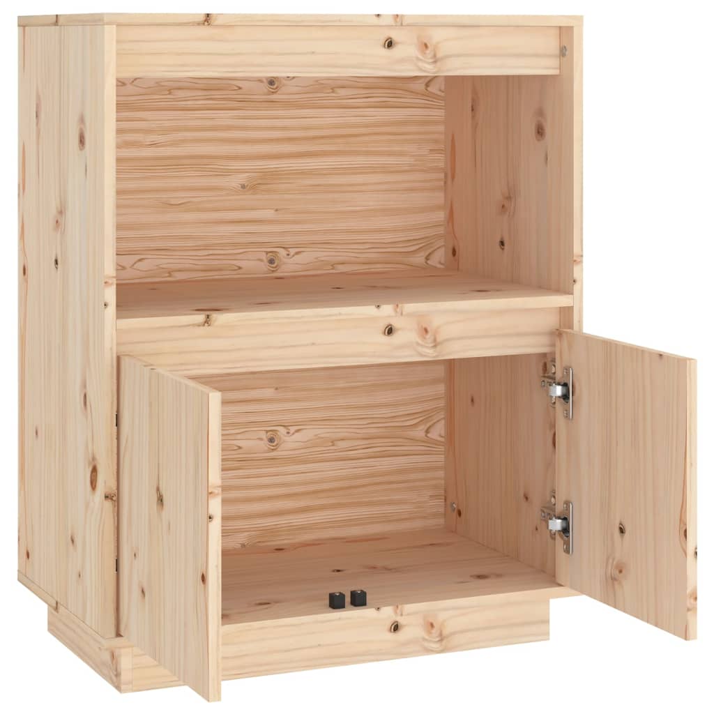 Dressoir 60x34x75 cm massief grenenhout is nu te koop bij PeponiXL, paradijselijk wonen!