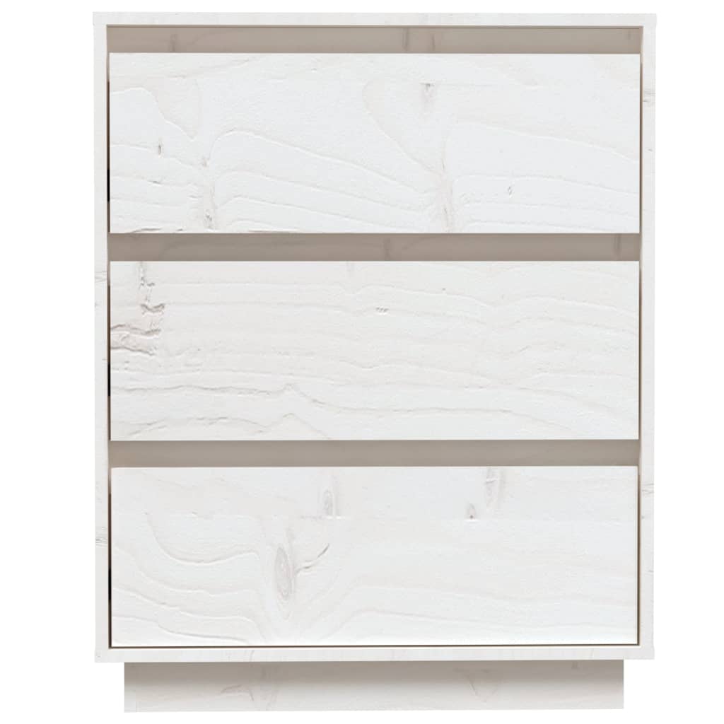 Dressoir 60x34x75 cm massief grenenhout wit is nu te koop bij PeponiXL, paradijselijk wonen!