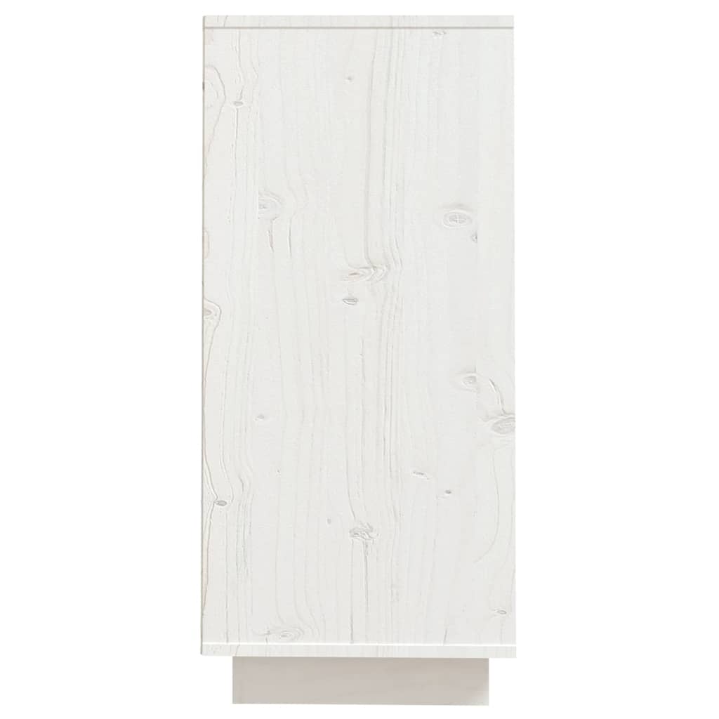 Dressoir 60x34x75 cm massief grenenhout wit is nu te koop bij PeponiXL, paradijselijk wonen!