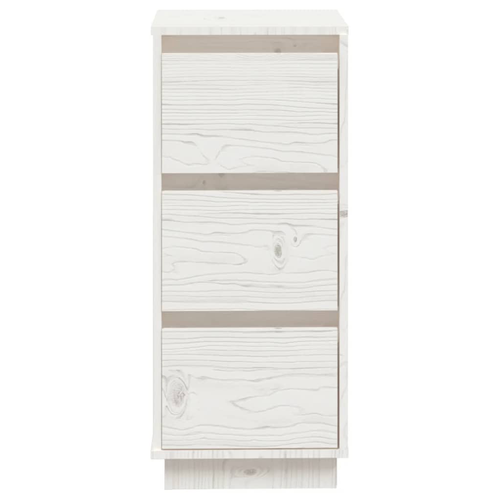 Dressoirs 2 st 32x34x75 cm massief grenenhout wit is nu te koop bij PeponiXL, paradijselijk wonen!