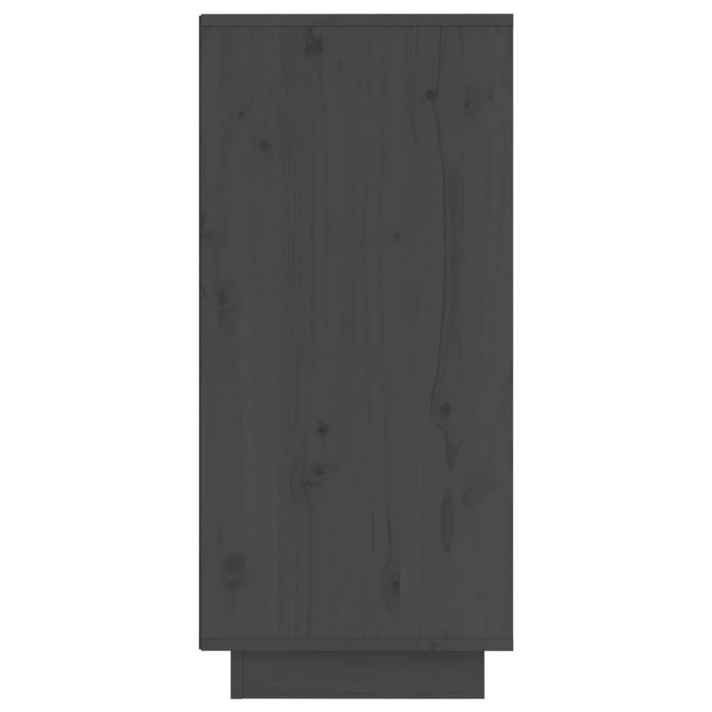 Dressoirs 2 st 31,5x34x75 cm massief grenenhout grijs is nu te koop bij PeponiXL, paradijselijk wonen!