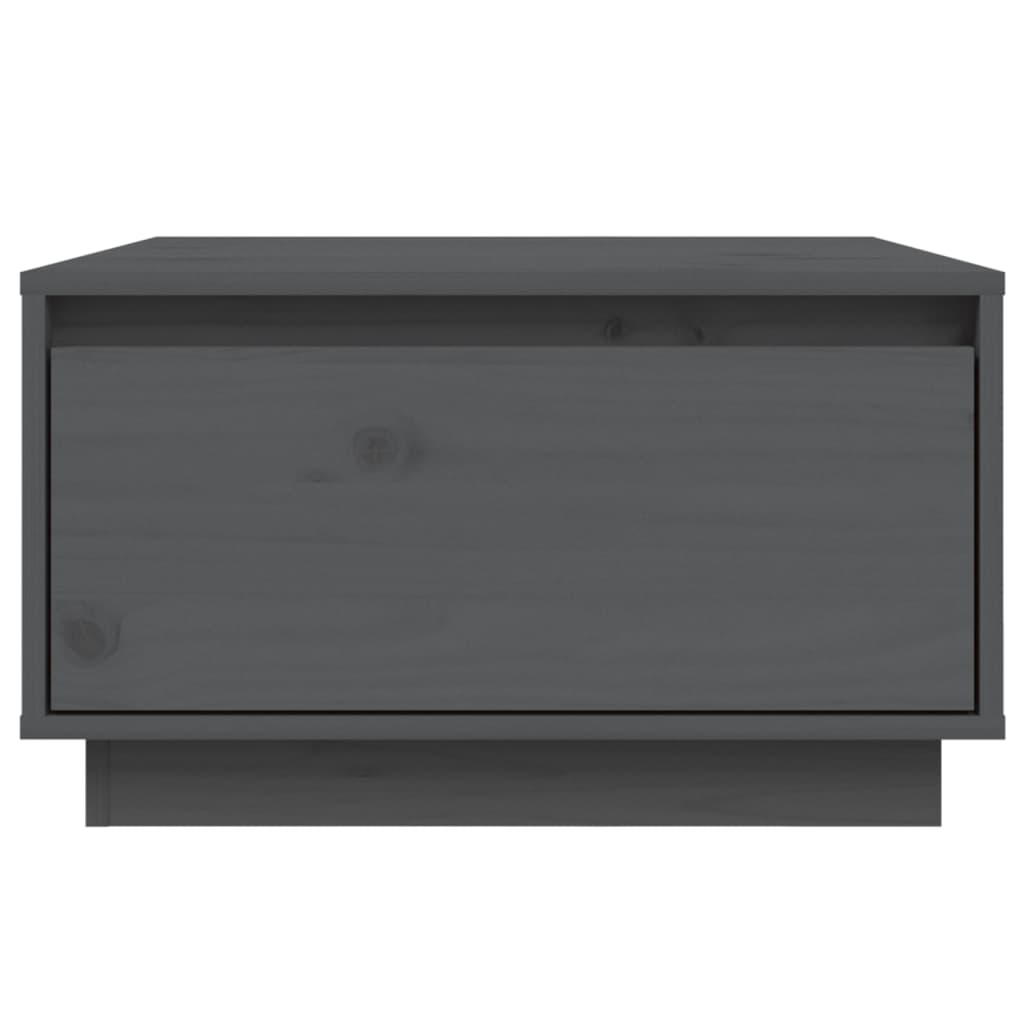 Salontafel 55x56x32 cm massief grenenhout grijs is nu te koop bij PeponiXL, paradijselijk wonen!