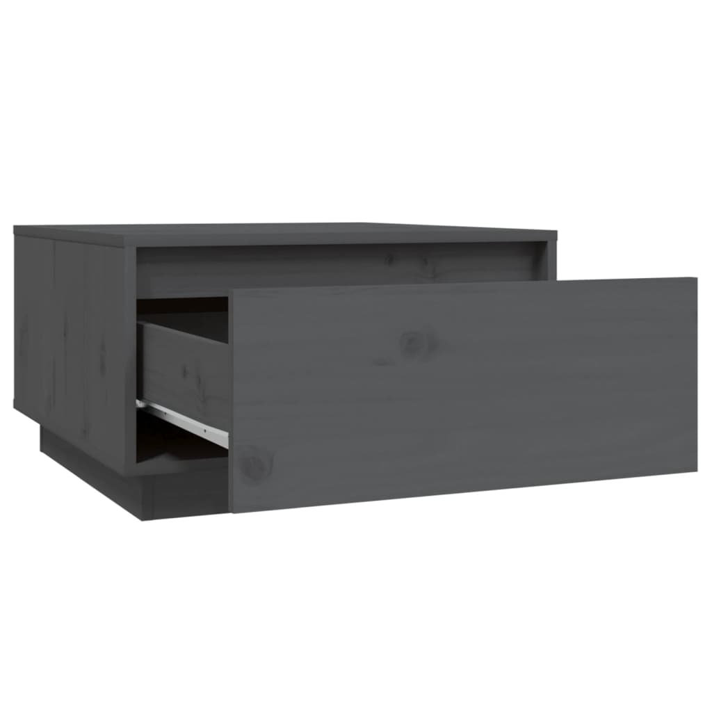 Salontafel 55x56x32 cm massief grenenhout grijs is nu te koop bij PeponiXL, paradijselijk wonen!