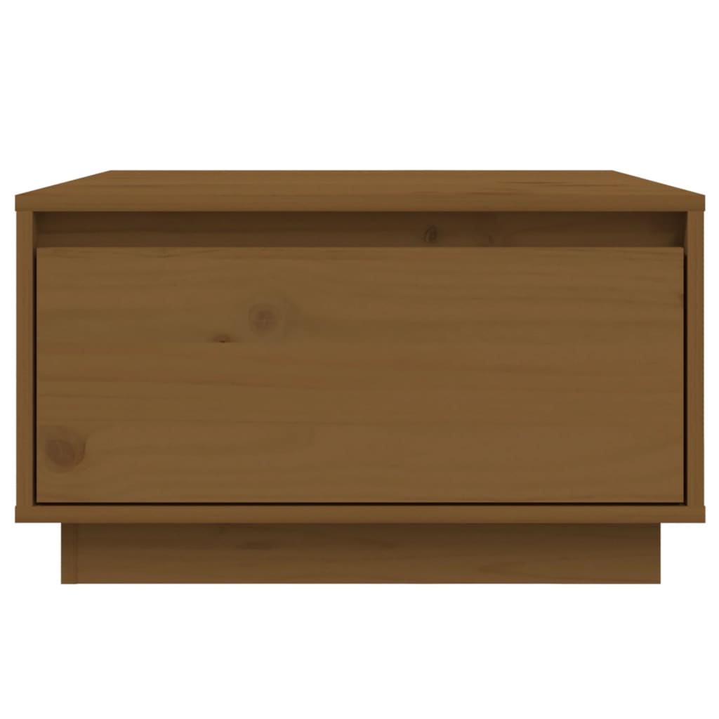 Salontafel 55x56x32 cm massief grenenhout honingbruin is nu te koop bij PeponiXL, paradijselijk wonen!