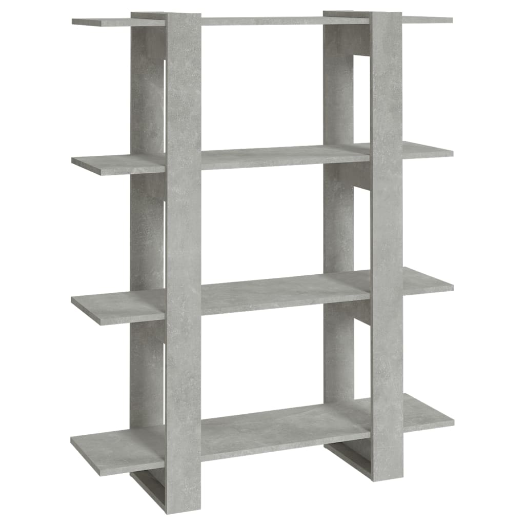 Boekenkast/kamerscherm 100x30x123,5 cm betongrijs is nu te koop bij PeponiXL, paradijselijk wonen!