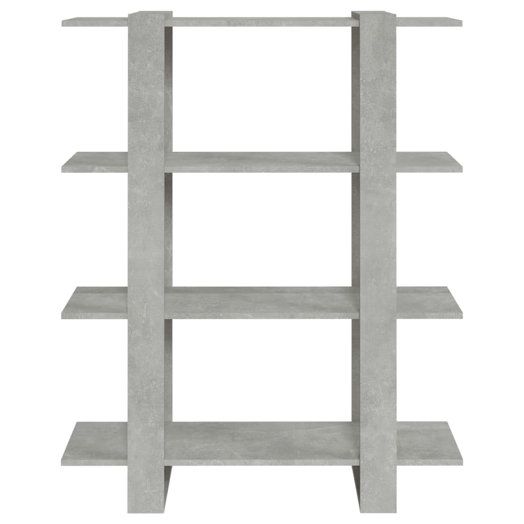 Boekenkast/kamerscherm 100x30x123,5 cm betongrijs is nu te koop bij PeponiXL, paradijselijk wonen!
