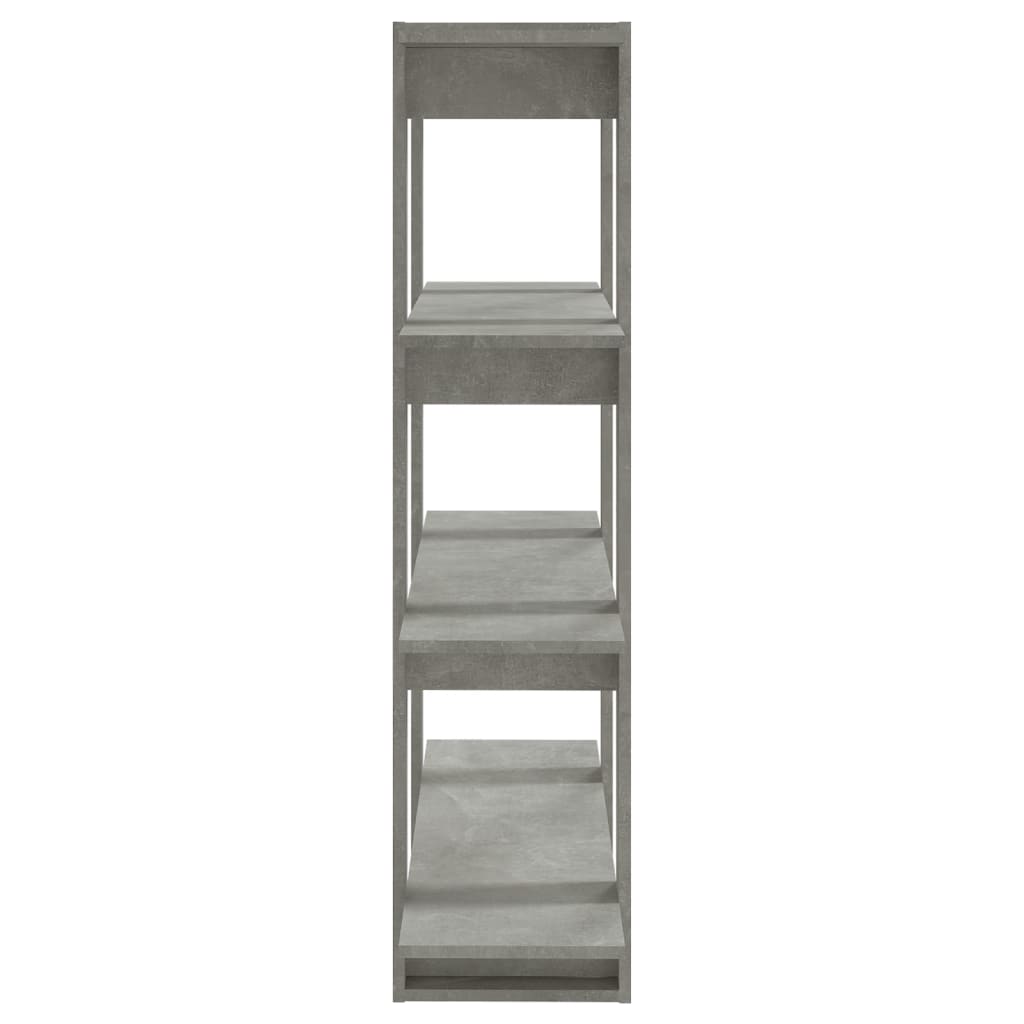 Boekenkast/kamerscherm 100x30x123,5 cm betongrijs is nu te koop bij PeponiXL, paradijselijk wonen!
