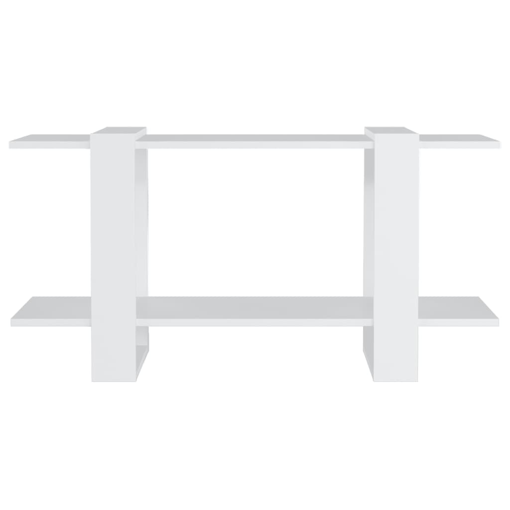 Boekenkast 100x30x51 cm bewerkt hout wit is nu te koop bij PeponiXL, paradijselijk wonen!