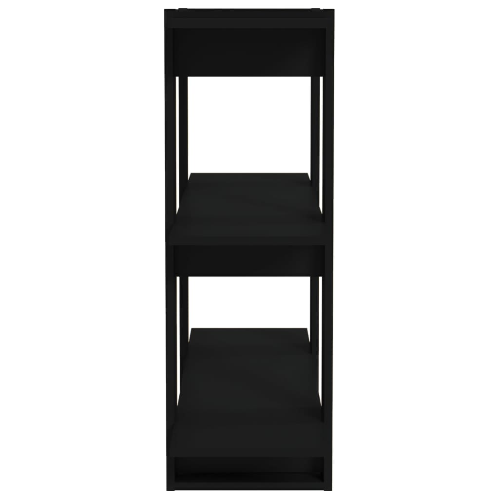 Boekenkast/kamerscherm 80x30x87 cm zwart is nu te koop bij PeponiXL, paradijselijk wonen!