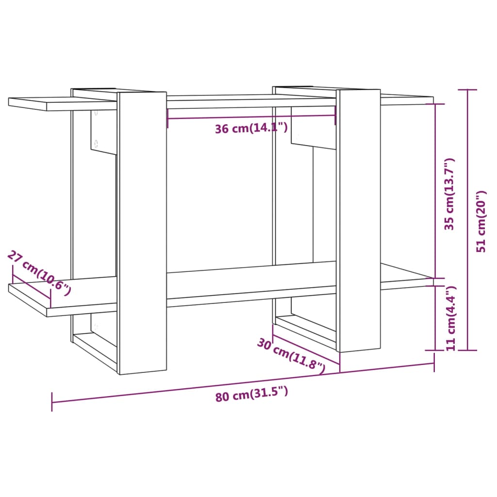 Boekenkast/kamerscherm 80x30x51 cm wit is nu te koop bij PeponiXL, paradijselijk wonen!