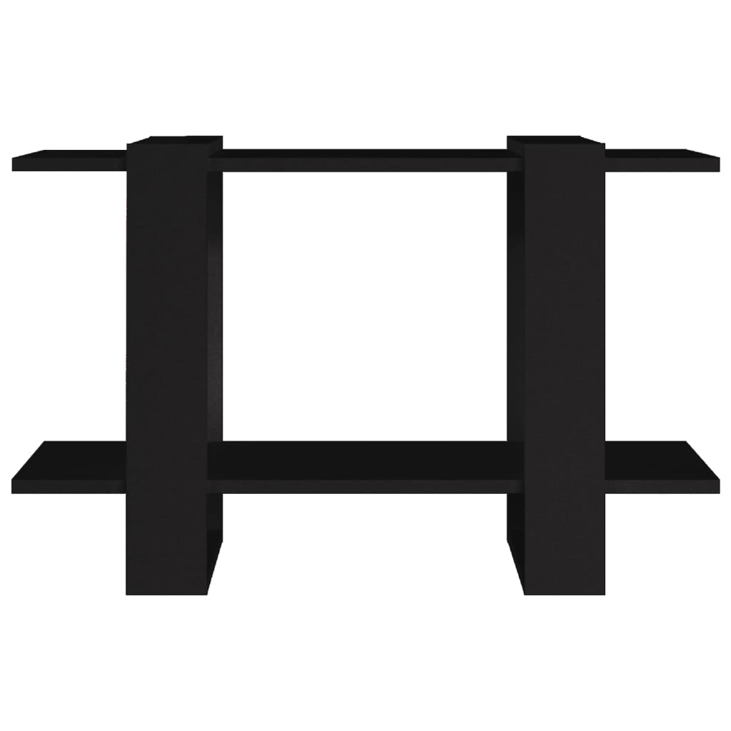 Boekenkast/kamerscherm 80x30x51 cm zwart is nu te koop bij PeponiXL, paradijselijk wonen!