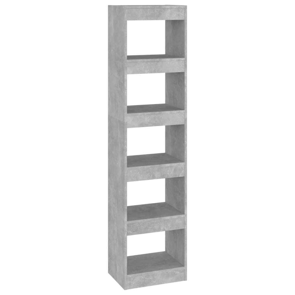 Boekenkast/kamerscherm 40x30x166 cm betongrijs is nu te koop bij PeponiXL, paradijselijk wonen!