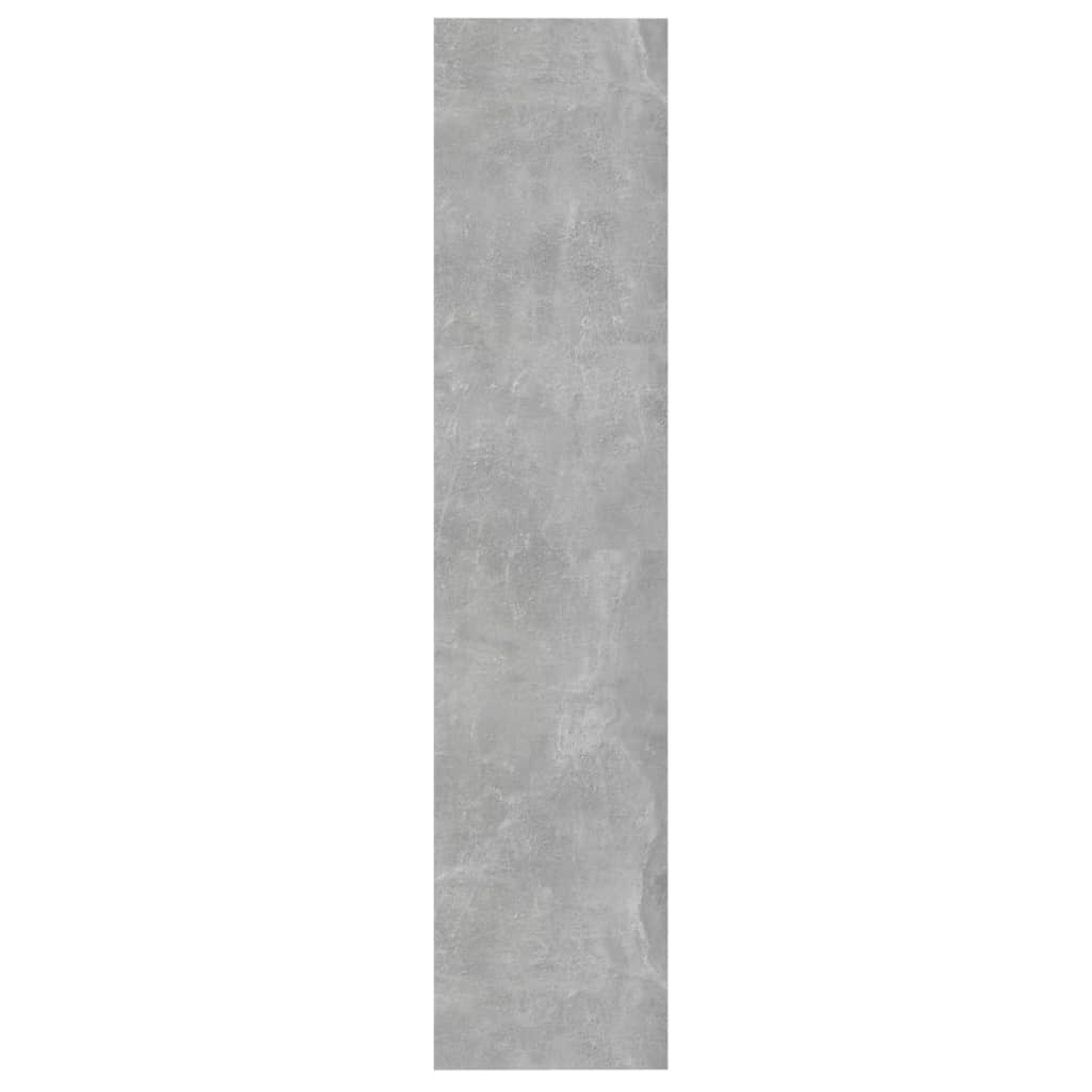 Boekenkast/kamerscherm 60x30x135 cm bewerkt hout betongrijs is nu te koop bij PeponiXL, paradijselijk wonen!