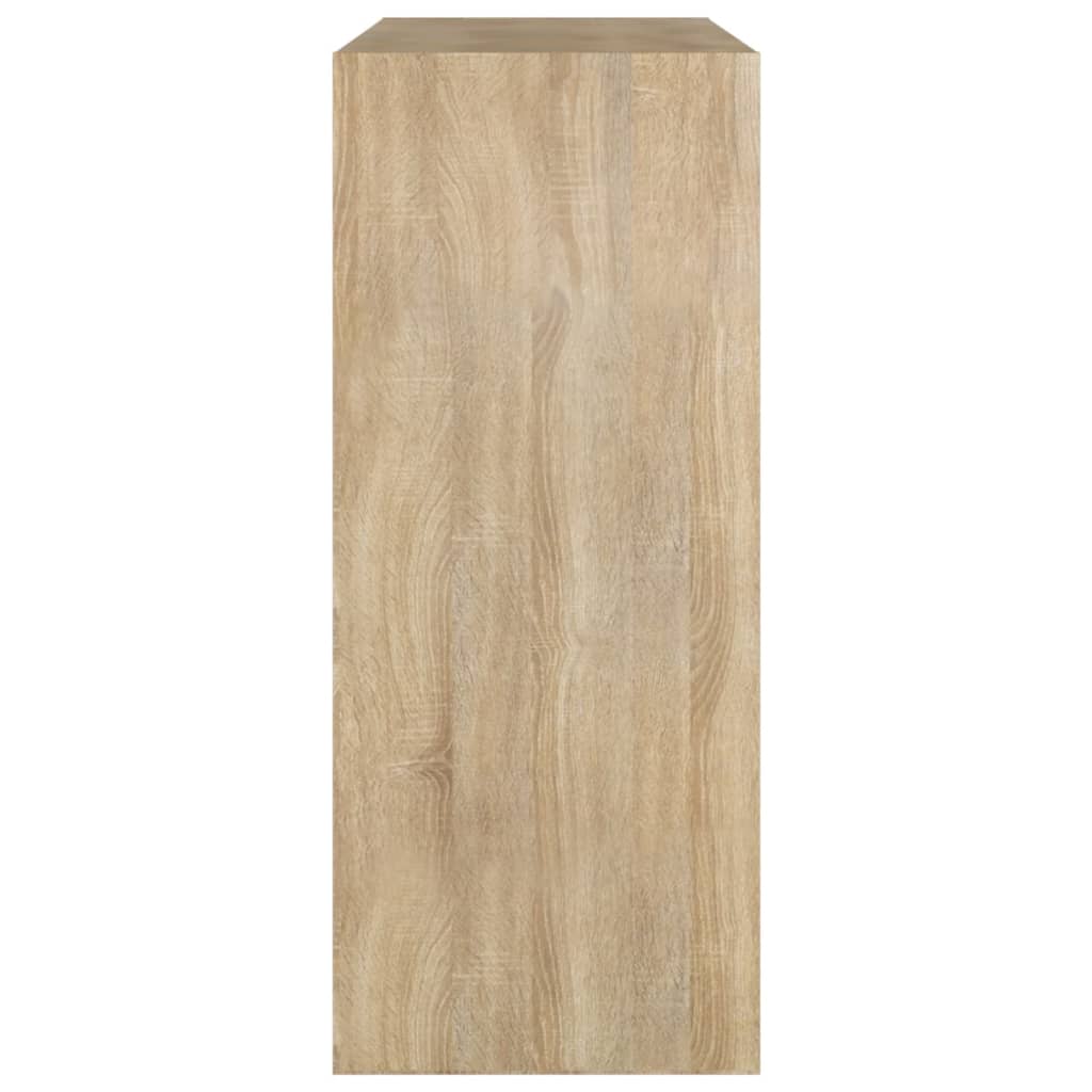 Boekenkast / kamerscherm 80x30x72 cm sonoma eikenkleurig is nu te koop bij PeponiXL, paradijselijk wonen!