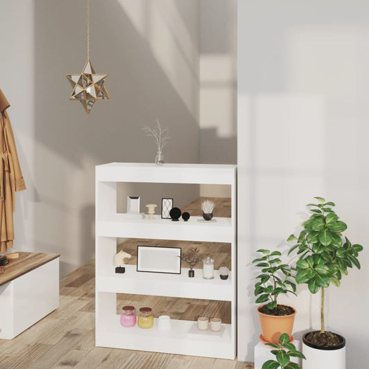 Boekenkast/kamerscherm 80x30x103 cm spaanplaat wit is nu te koop bij PeponiXL, paradijselijk wonen!