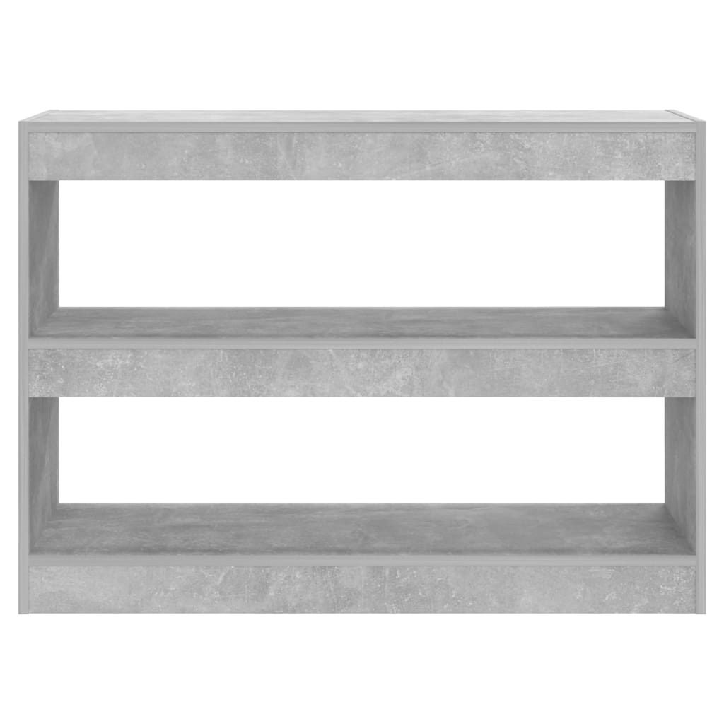 Boekenkast/kamerscherm 100x30x72 cm betongrijs is nu te koop bij PeponiXL, paradijselijk wonen!