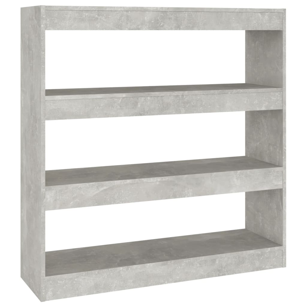 Boekenkast/kamerscherm 100x30x103 cm betongrijs is nu te koop bij PeponiXL, paradijselijk wonen!