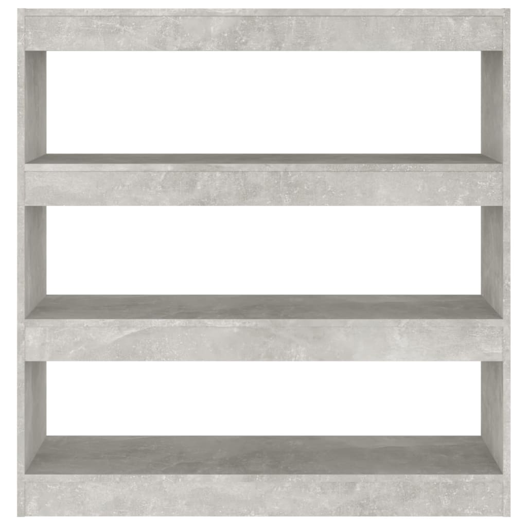 Boekenkast/kamerscherm 100x30x103 cm betongrijs is nu te koop bij PeponiXL, paradijselijk wonen!