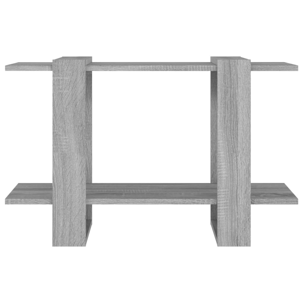 Boekenkast/kamerscherm 80x30x51 cm grijs sonoma eikenkleurig is nu te koop bij PeponiXL, paradijselijk wonen!