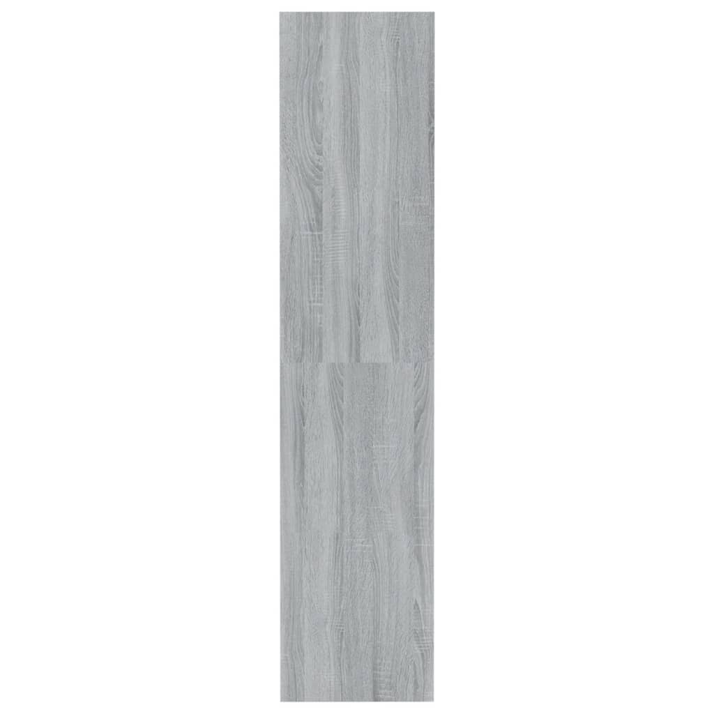 Boekenkast/kamerscherm 80x30x135 cm bewerkt hout grijs sonoma is nu te koop bij PeponiXL, paradijselijk wonen!