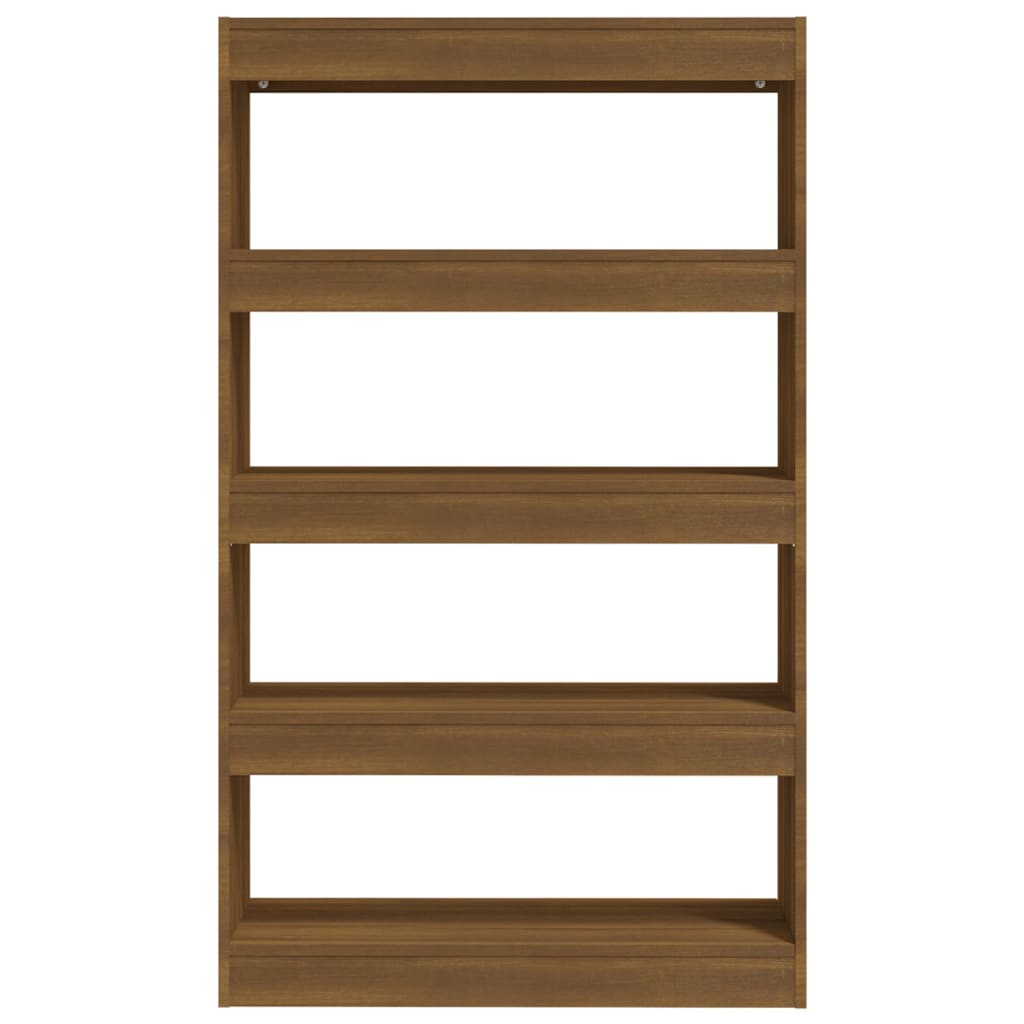 Boekenkast/kamerscherm 80x30x135 cm bewerkt hout bruin eiken is nu te koop bij PeponiXL, paradijselijk wonen!