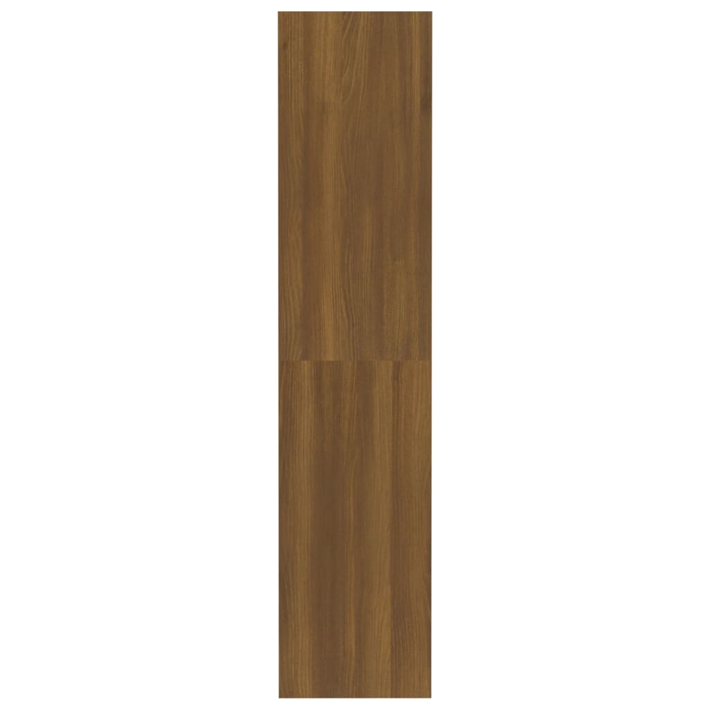 Boekenkast/kamerscherm 80x30x135 cm bewerkt hout bruin eiken is nu te koop bij PeponiXL, paradijselijk wonen!