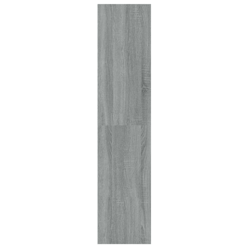 Boekenkast/kamerscherm 100x30x135 cm grijs sonoma eikenkleurig is nu te koop bij PeponiXL, paradijselijk wonen!