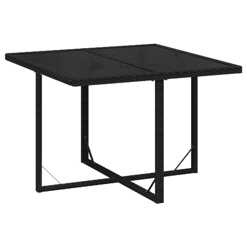 5-delige Tuinset met kussens poly rattan zwart is nu te koop bij PeponiXL, paradijselijk wonen!