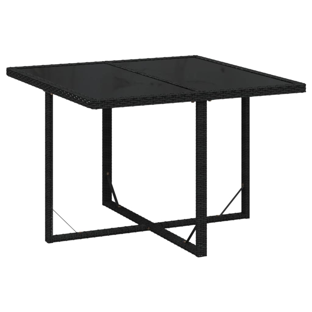 9-delige Tuinset met kussens poly rattan zwart is nu te koop bij PeponiXL, paradijselijk wonen!