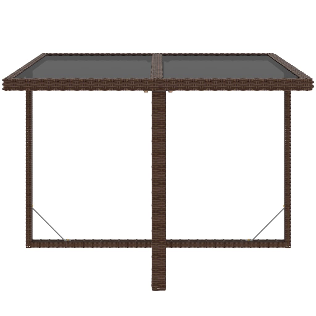 9-delige Tuinset met kussens poly rattan bruin is nu te koop bij PeponiXL, paradijselijk wonen!