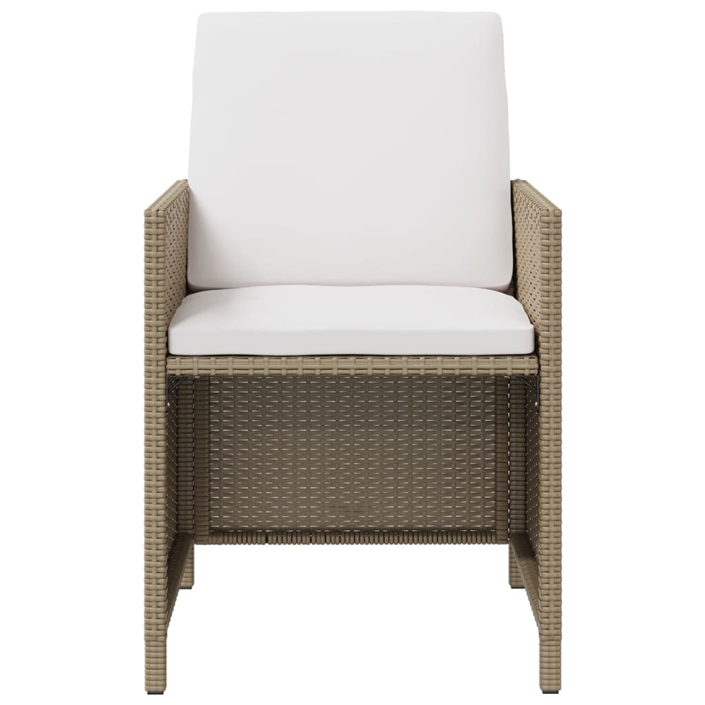 5-delige Tuinset met kussens poly rattan beige is nu te koop bij PeponiXL, paradijselijk wonen!