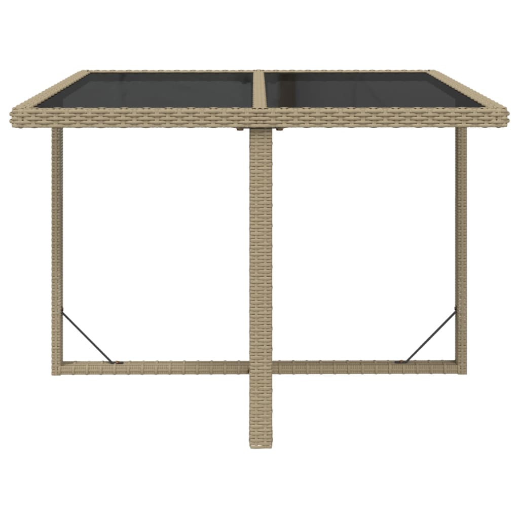 9-delige Tuinset met kussens poly rattan beige is nu te koop bij PeponiXL, paradijselijk wonen!