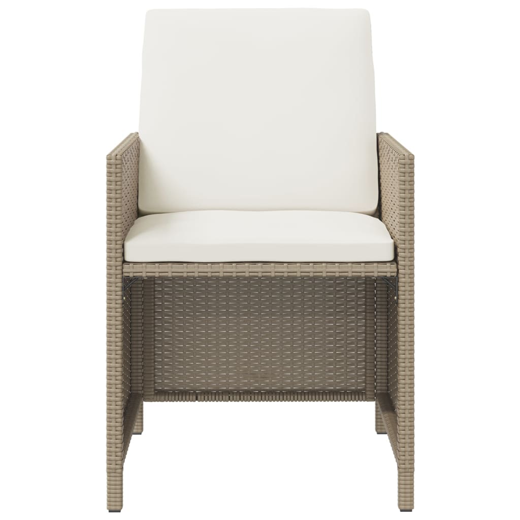 5-delige Tuinset met kussens poly rattan beige is nu te koop bij PeponiXL, paradijselijk wonen!