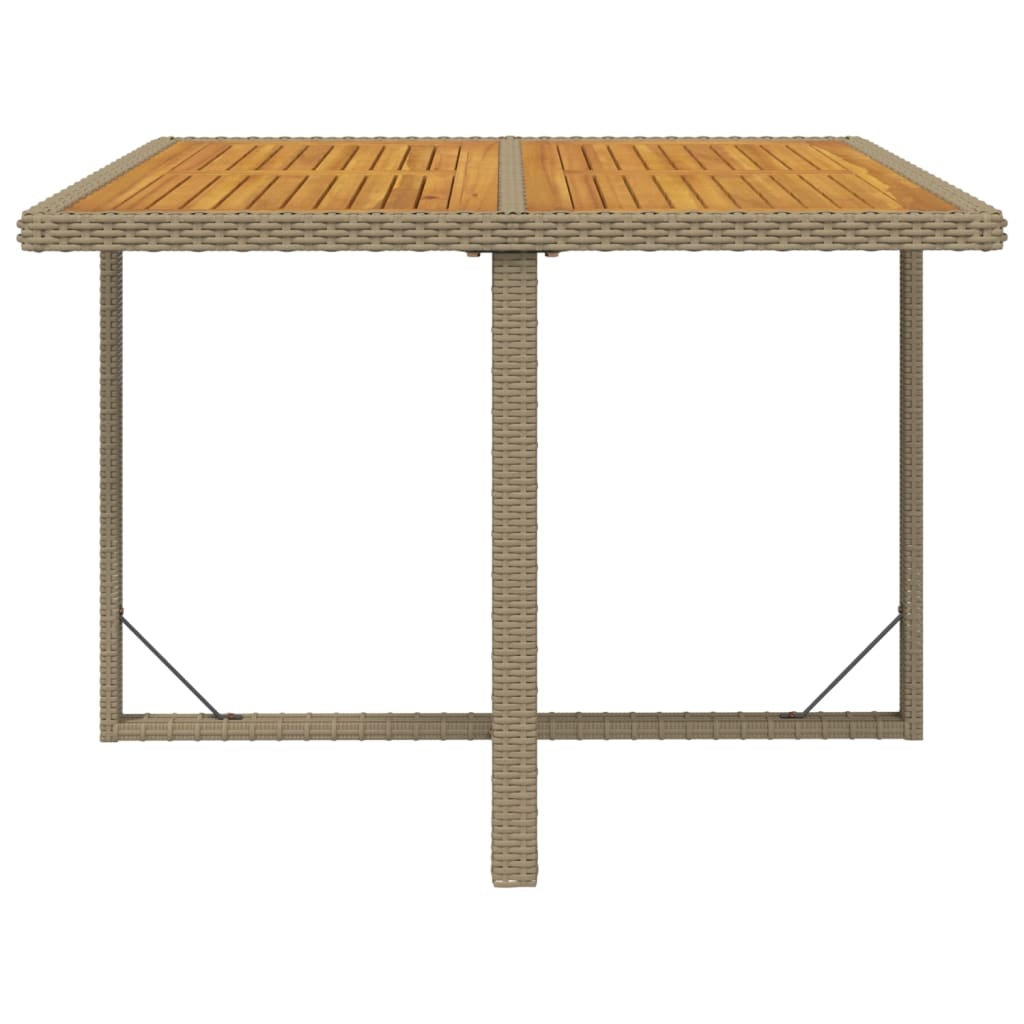 9-delige Tuinset met kussens poly rattan beige is nu te koop bij PeponiXL, paradijselijk wonen!