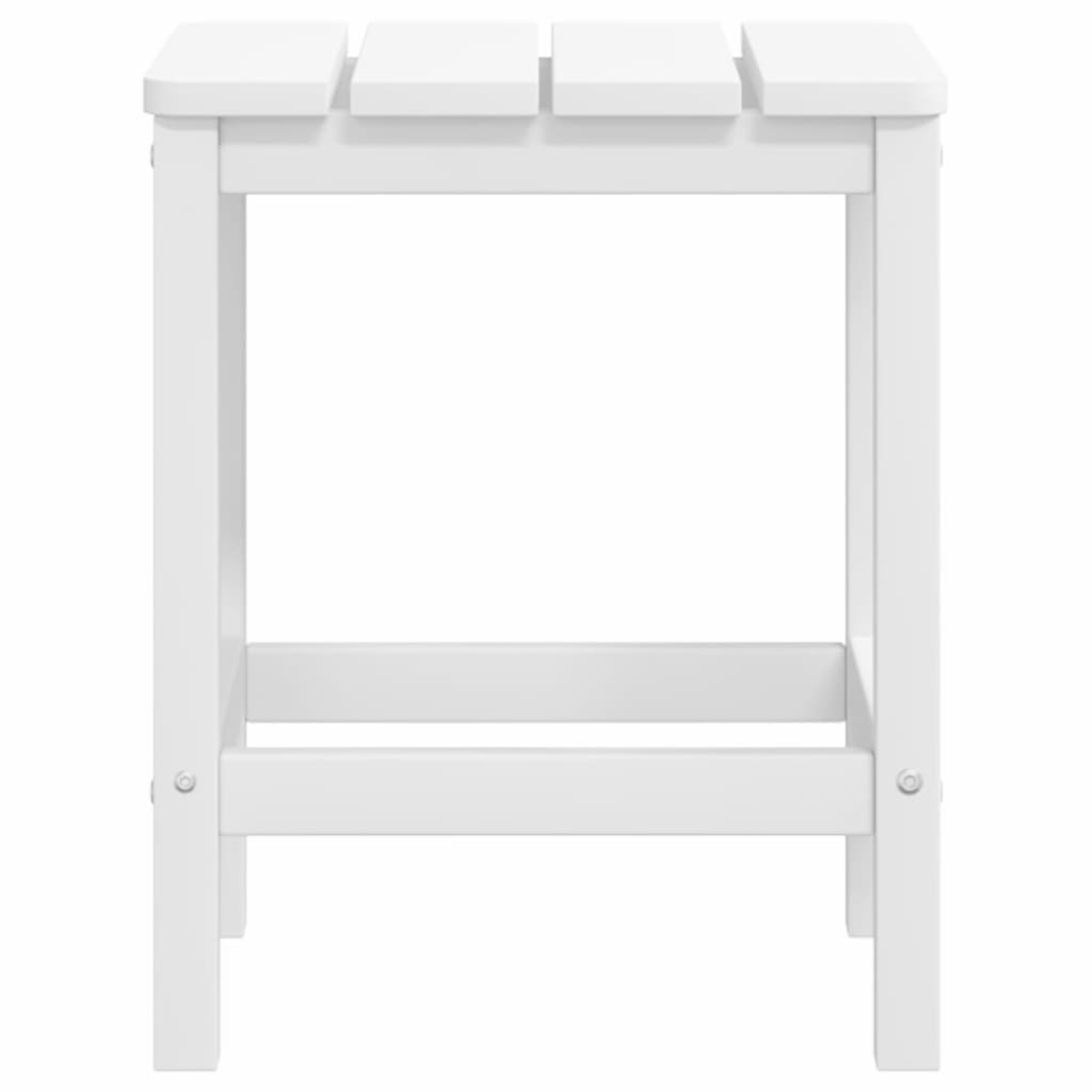 Tuinstoelen Adirondack met voetenbank en tafel HDPE wit is nu te koop bij PeponiXL, paradijselijk wonen!