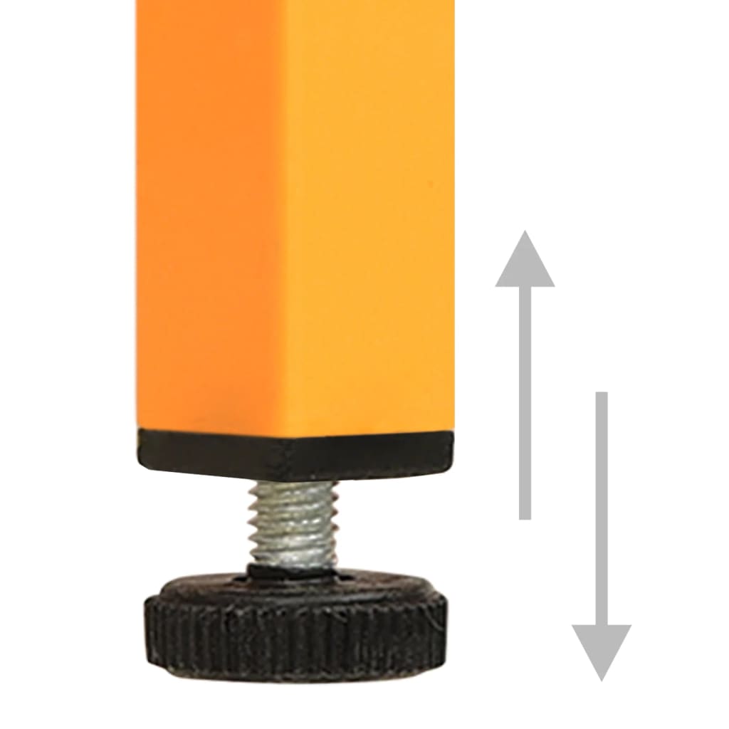 Nachtkastjes 2 st 35x35x51 cm staal mosterdgeel is nu te koop bij PeponiXL, paradijselijk wonen!