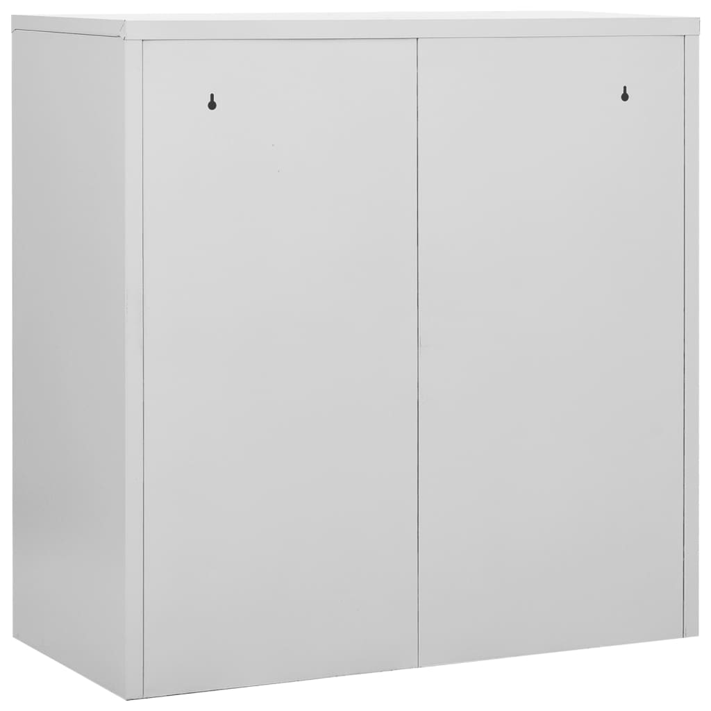 Lockerkasten 2 st 90x45x92,5 cm staal lichtgrijs en rood is nu te koop bij PeponiXL, paradijselijk wonen!