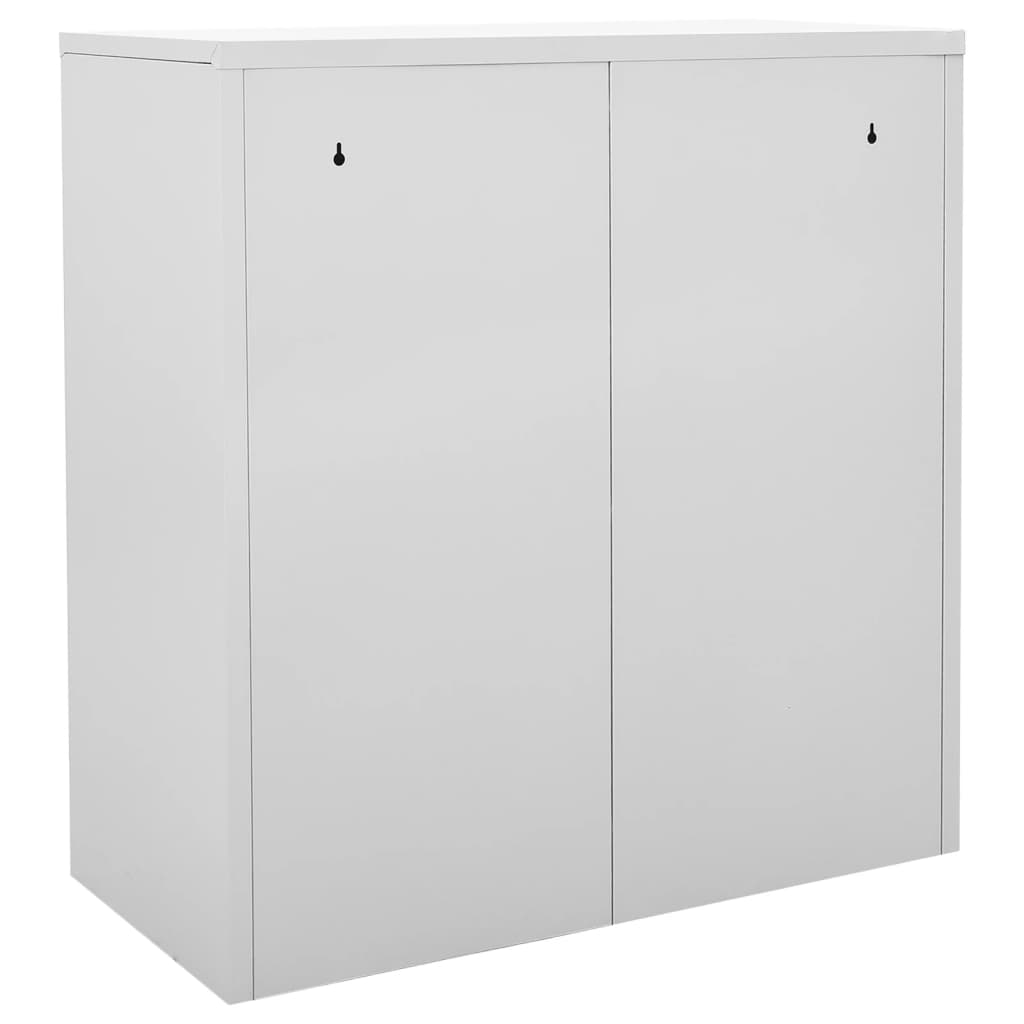 Lockerkasten 2 st 90x45x92,5 cm staal lichtgrijs en rood is nu te koop bij PeponiXL, paradijselijk wonen!